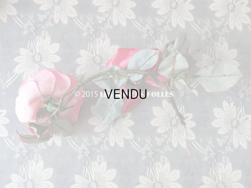 画像7: アンティーク コサージュ 薔薇