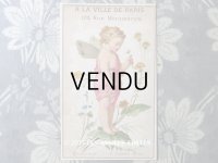 アンティーク クロモ 花の妖精と花占い BEAUCOUP! A GREAT DEAL - A LA VILLE DE PARIS -