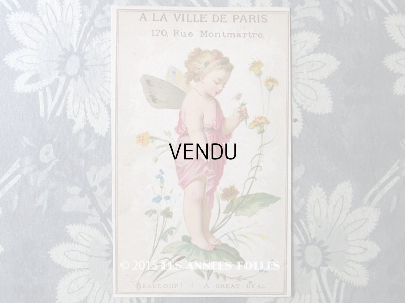 画像1: アンティーク クロモ 花の妖精と花占い BEAUCOUP! A GREAT DEAL - A LA VILLE DE PARIS -