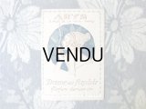 1920年 アンティーク 天使のパフュームカード DAME AU SAPHIR - ARYS -