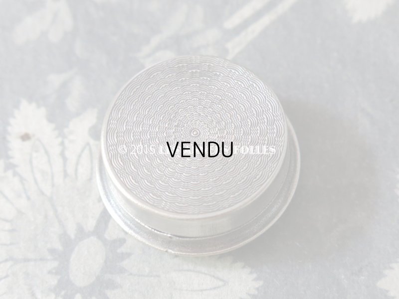 画像3: アンティーク 小さなパウダーケース 薔薇の花かご