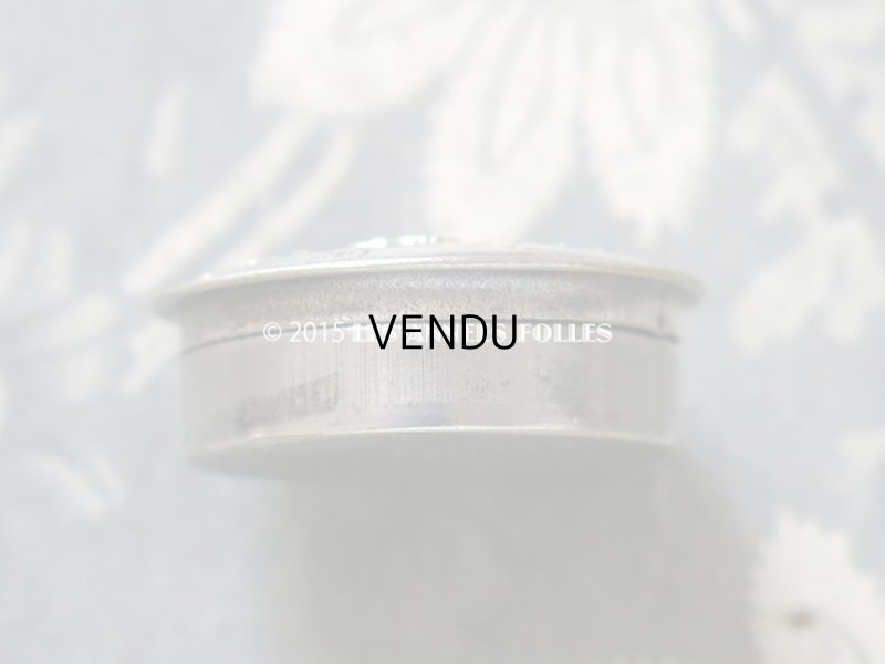 画像5: アンティーク 小さなパウダーケース 薔薇の花かご