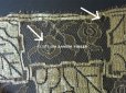 画像5: ＊蚤の市＊【クリスマスセール2024対象外】1920年代 アンティーク 幅広レース レース生地 花模様 アールデコ 0.8 × 0.58m シャンパンゴールド