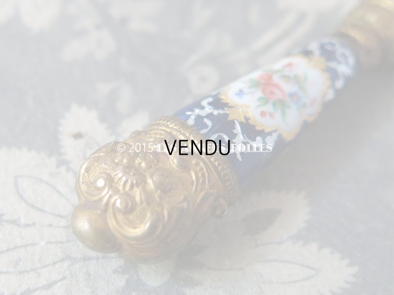 画像7: 19世紀 ナポレオン3世 アンティーク シーリングスタンプ 薔薇模様 エナメル加工