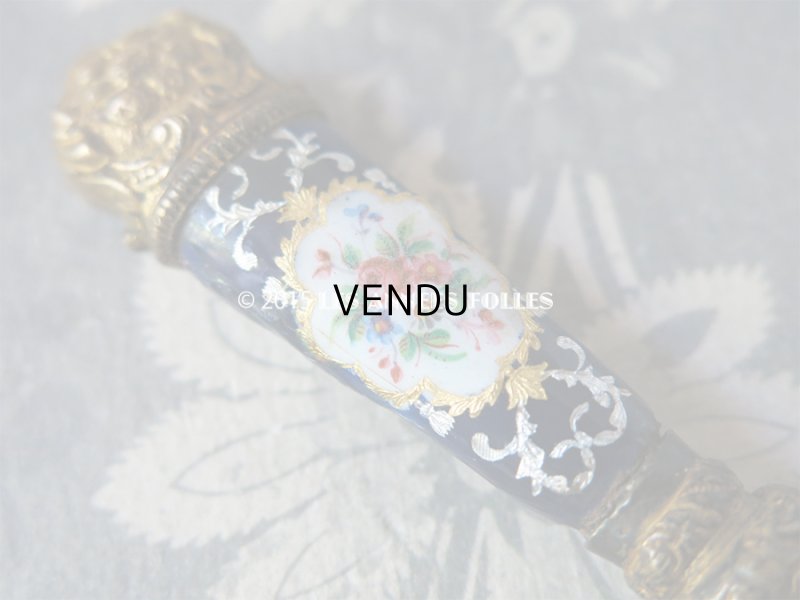 画像9: 19世紀 ナポレオン3世 アンティーク シーリングスタンプ 薔薇模様 エナメル加工