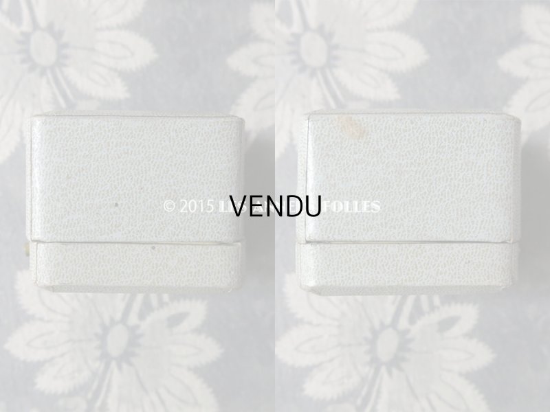 画像5: アンティーク ジュエリーボックス 淡いブルーグレー