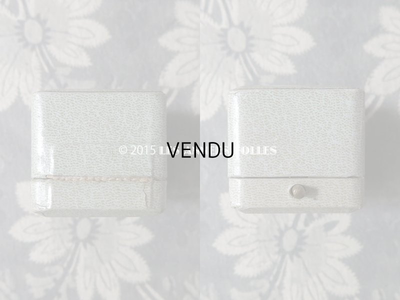 画像6: アンティーク ジュエリーボックス 淡いブルーグレー