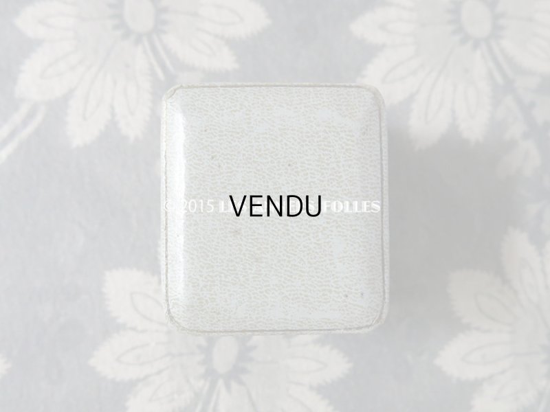 画像3: アンティーク ジュエリーボックス 淡いブルーグレー