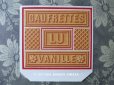 画像1: 1900年代 アンティーク ラベル 『LU』バニラウエハース GAUFRETTES VANILLE - LEFEVRE-UTILE - (1)
