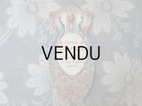 アンティーク 孔雀のパフュームラベル LOTION DIAPRIS - LUBIN PARIS -