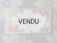 アンティークパフュームラベル 薔薇 VIEILLE EAU DE COLOGNE- LORENZY-PALANCA PARIS -