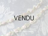 アンティーク 淡いピンク色の薔薇 ロココトリム 0.53m