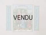 アンティーク ソープラベル LE LANGAGES DES FLEURS SAVON FIN - VICTOR VAISSIER -