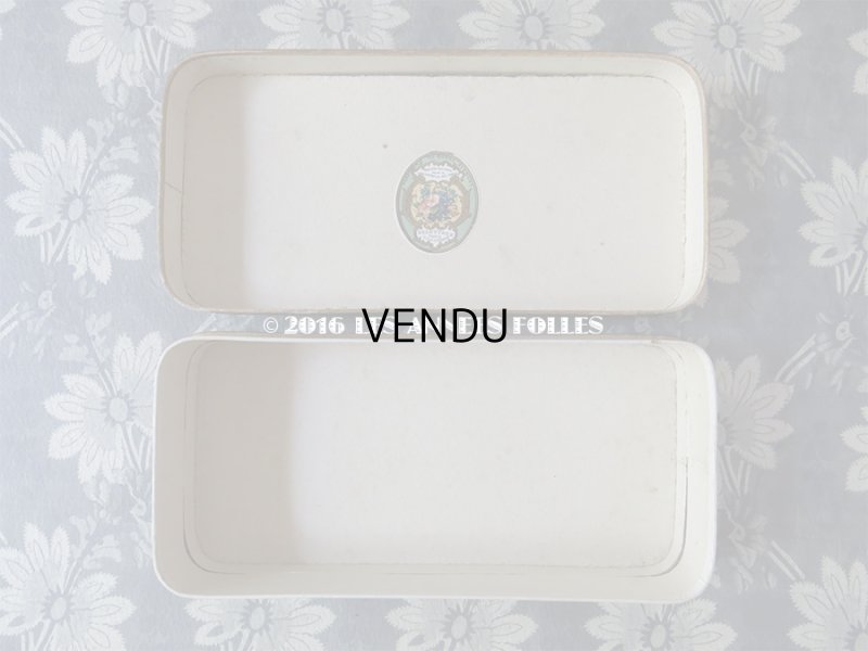 画像8: 1900年代 アンティーク ソープボックス 菫＆蝶々 SAVONS EXTRA FINS AUX VIOLETTES BLANCHES DU CAUCASE - DELETTREZ PARIS -
