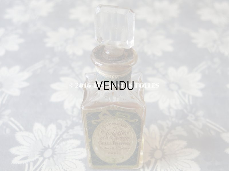 画像4: 1895年 アンティーク パフュームボトル 菫 QUINTESSENCE DE VIOLETTES DE PARME - GELLE FRERES PARIS -