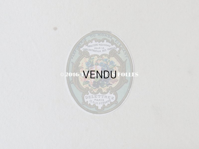 画像9: 1900年代 アンティーク ソープボックス 菫＆蝶々 SAVONS EXTRA FINS AUX VIOLETTES BLANCHES DU CAUCASE - DELETTREZ PARIS -