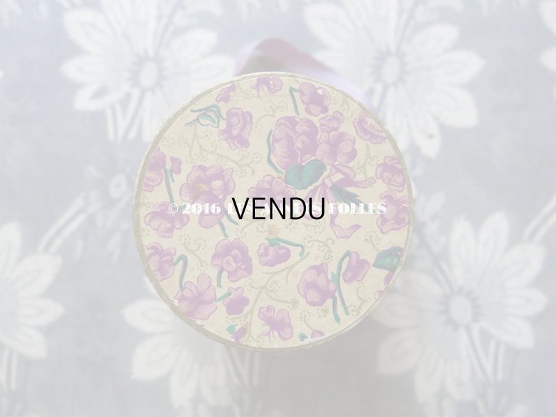 画像5: アンティーク 菫のパフュームボックス 1輪のコサージュ付