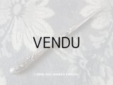 アンティーク シルバー製 薔薇 目打ち  裁縫道具