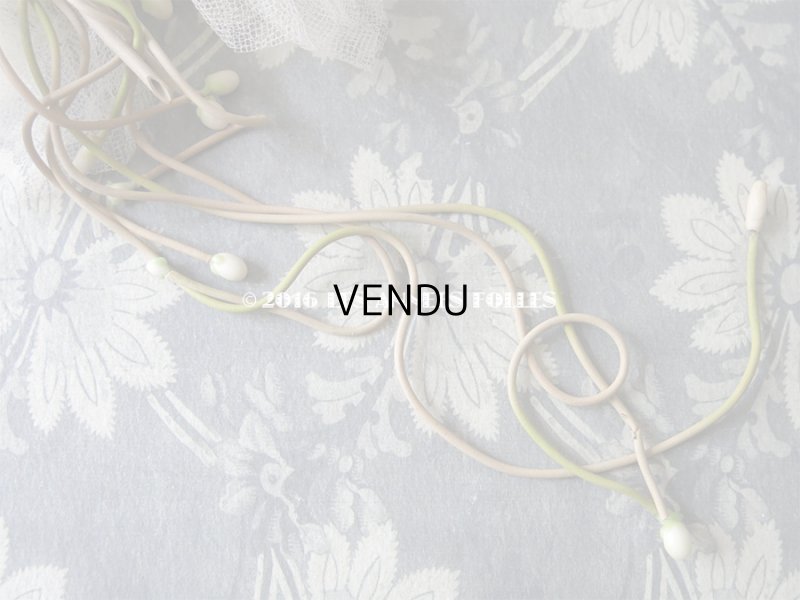 画像15: 19世紀末 アンティーク 薔薇 ワックスフラワーのヘッドリース＆ブローチ