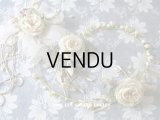 19世紀末 アンティーク 薔薇 ワックスフラワーのヘッドリース＆ブローチ