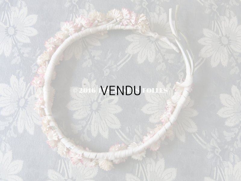 画像5: 1930年代 アンティーク デイジーのヘッドリース 