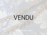 19世紀末 アンティーク メタル製 レース ゴールド トリム