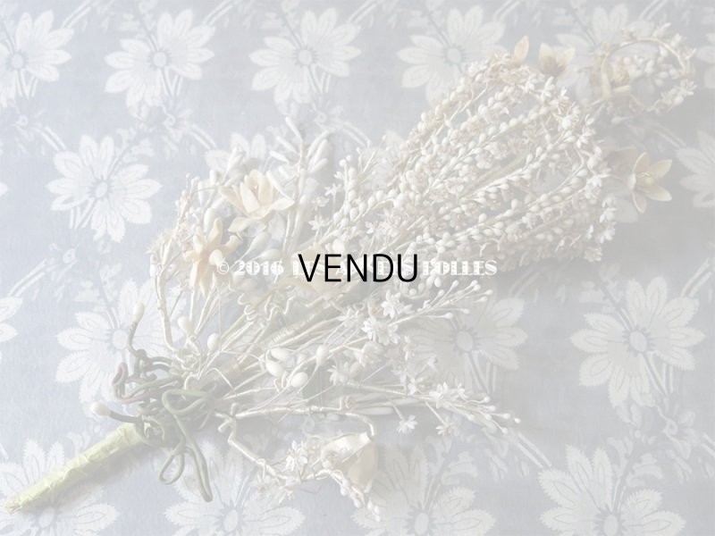 画像4: 19世紀末 アンティーク ワックスフラワーのブーケ