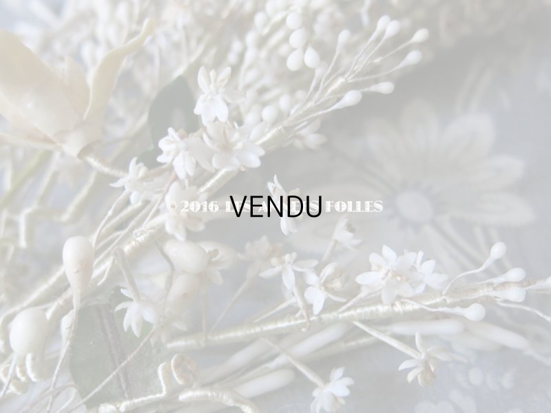 画像14: 19世紀末 アンティーク ワックスフラワーのブーケ