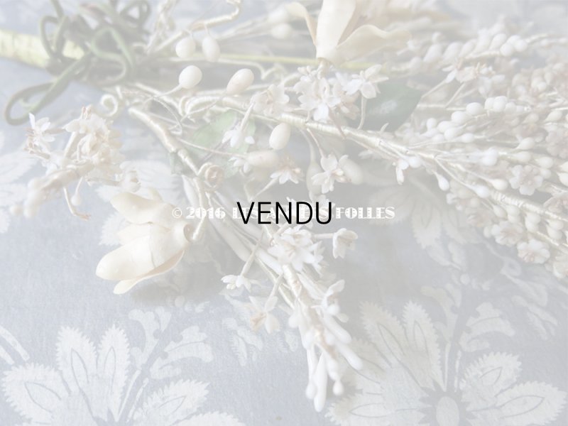 画像7: 19世紀末 アンティーク ワックスフラワーのブーケ