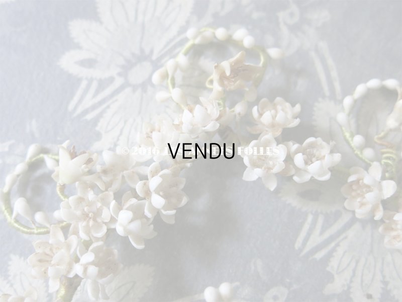 画像11: 19世紀末 アンティーク ワックスフラワーのヘッドリース & ブーケ