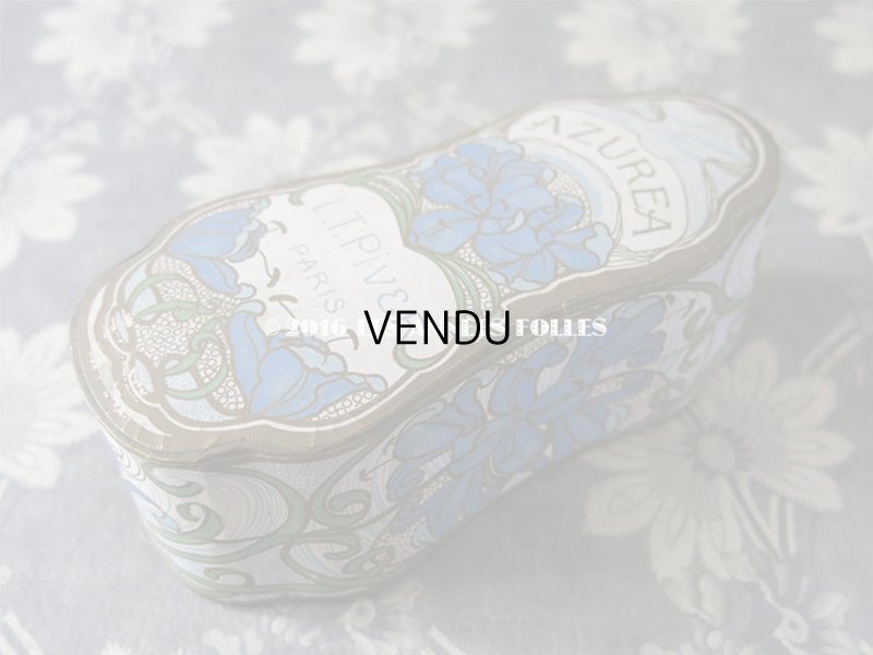 画像3: アンティーク パフュームボックス AZUREA - L.T.PIVER -