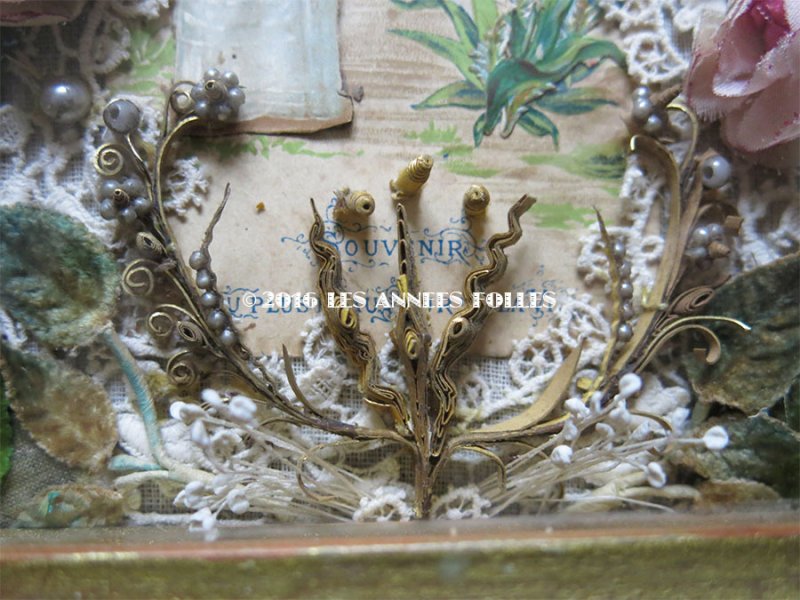 画像8: 1883年 アンティーク 初聖体の記念&ルリケール