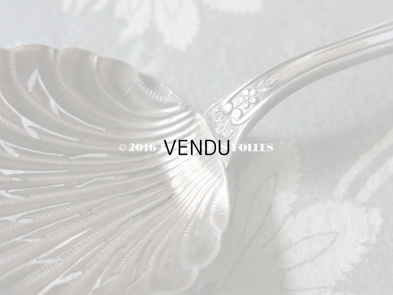 画像4: 19世紀末 アンティーク シュガースプーン 薔薇模様 