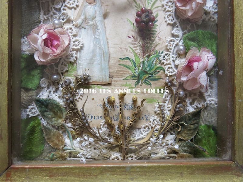 画像7: 1883年 アンティーク 初聖体の記念&ルリケール