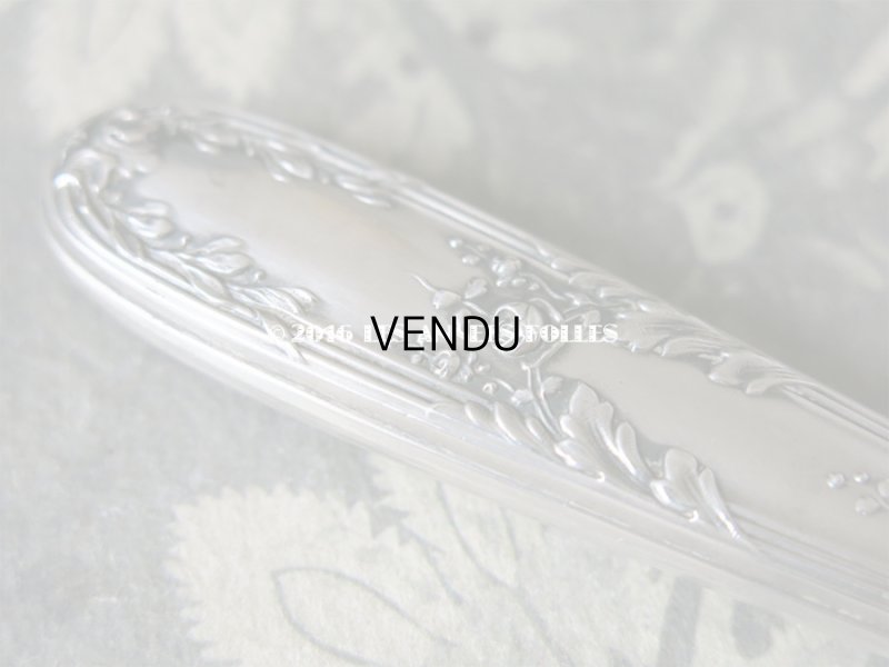 画像4: 1900年代 アンティーク シルバー製 シーリングスタンプ 薔薇模様 【 C.H 】 シルバー950