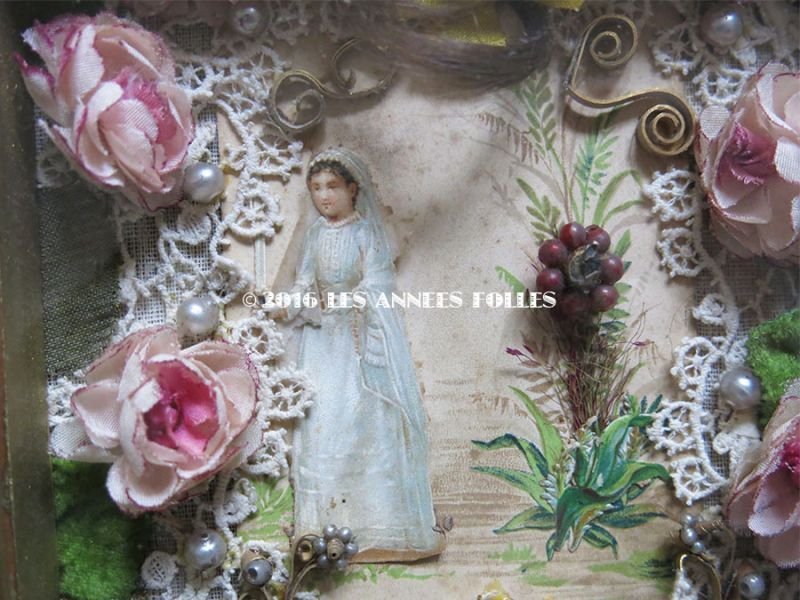 画像5: 1883年 アンティーク 初聖体の記念&ルリケール