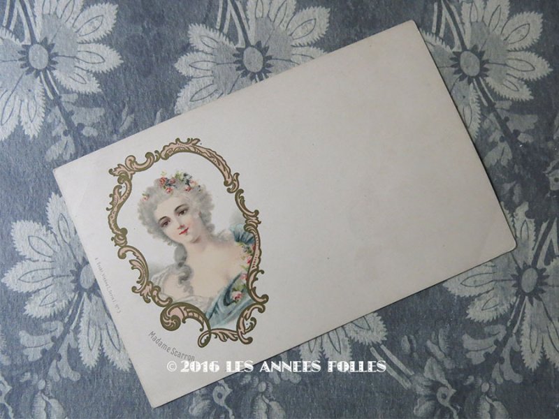 画像1: 19世紀末 アンティークポストカード MADAME SCARRON スカロン夫人 マントノン侯爵夫人フランソワーズ・ドービニェ