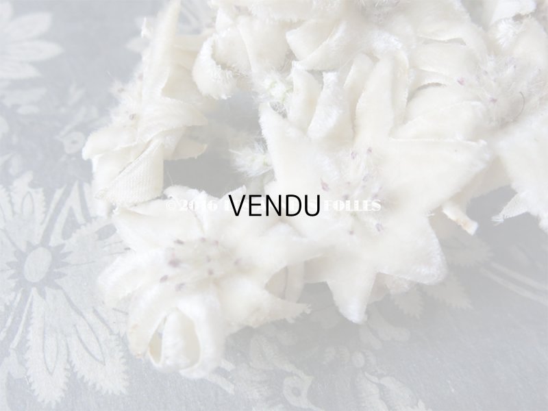 画像5: 1930年代 アンティーク  エーデルワイスのコサージュ