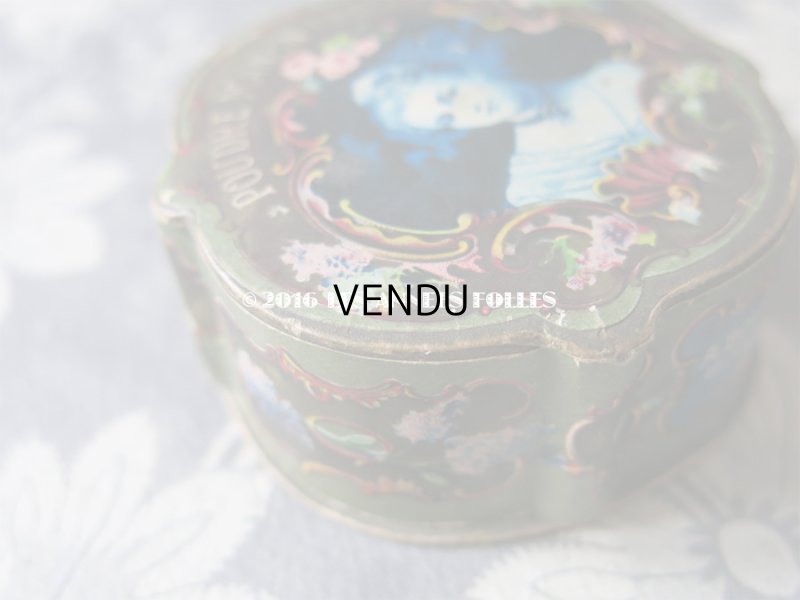 画像8: アンティーク パウダーボックス POUDRE MANON LESCAUT - A. BOURJOIS&CIE PARIS -