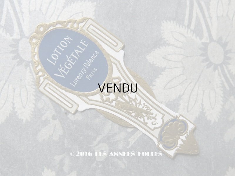 画像1: アンティーク パフュームラベル LOTION VEGETALE - LORENZY-PALANCA PARIS -