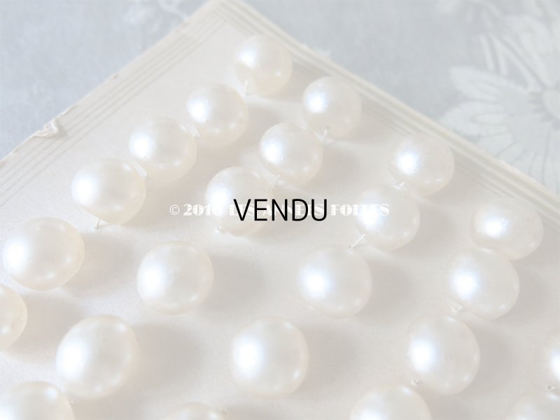 画像6: アンティーク ガラス製 ボタン パール加工  パールボタン 12.5mm  36ピース