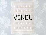 アンティーク ガラス製 ボタン パール加工  パールボタン 12.5mm  36ピース