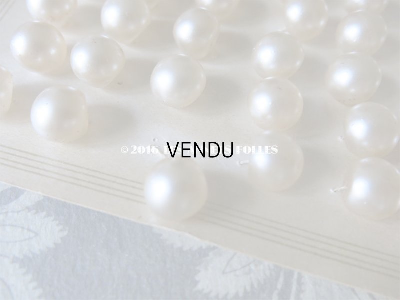 画像9: アンティーク ガラス製 ボタン パール加工  パールボタン 12.5mm  36ピース