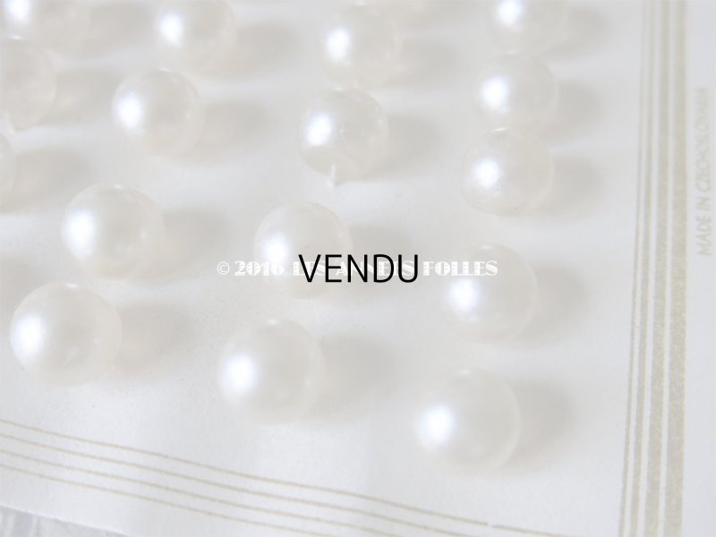 画像9: アンティーク ガラス製 ボタン パール加工  パールボタン 11mm  36ピース