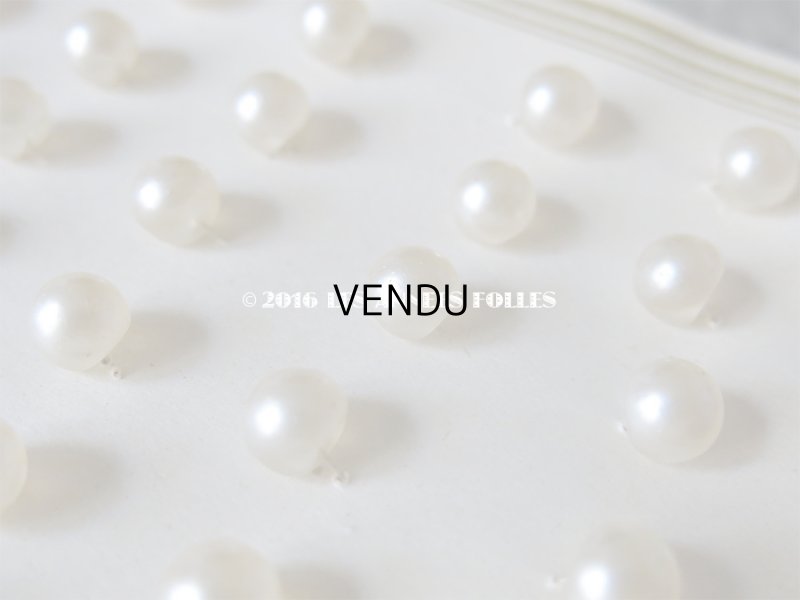 画像4: アンティーク ガラス製 ボタン パール加工  パールボタン 7.5mm  36ピース