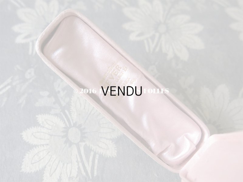 画像3: 19世紀末 アンティーク ジュエリーボックス パールピンク シルクサテン地