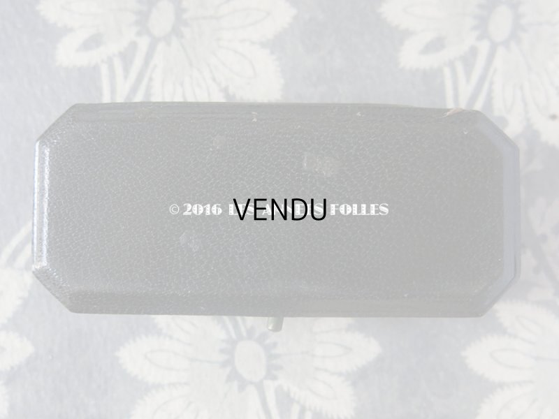 画像7: 19世紀末 アンティーク 金彩入り ジュエリーボックス 本革 モノグラム【 O.K 】 B.NOURY JOAILLIER PARIS