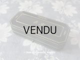 19世紀末 アンティーク 金彩入り ジュエリーボックス 本革 モノグラム【 O.K 】 B.NOURY JOAILLIER PARIS