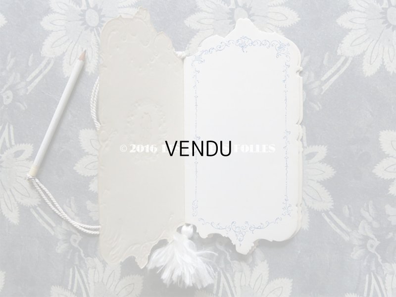 画像5: 1900年代 アンティーク 舞踏会の手帳 ペンシル付 CARNET DE BAL カルネ・ド・バル