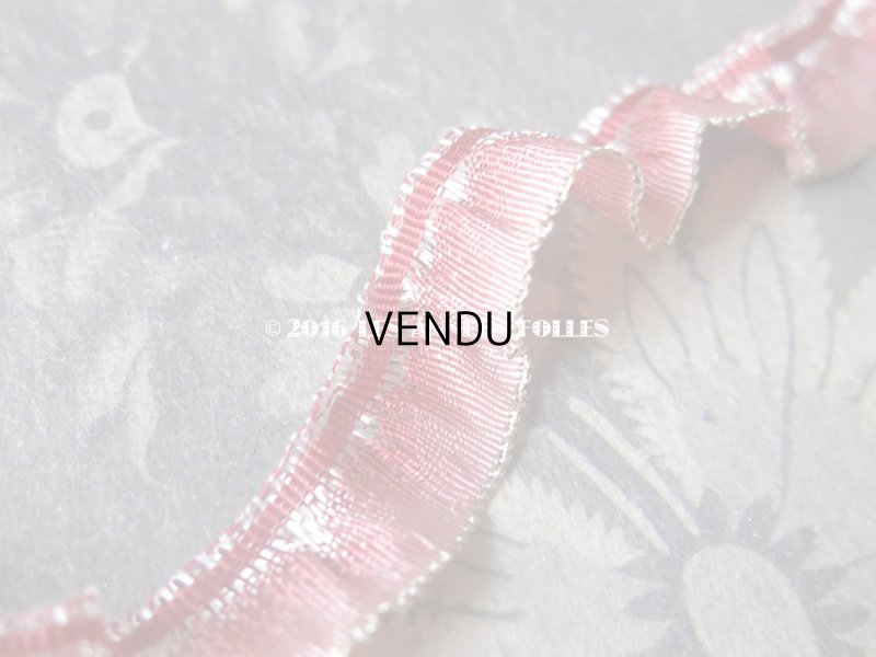 画像4: 19世紀末 アンティーク  ロココ調トリム 1.25m 金糸の縁取り 11mm幅